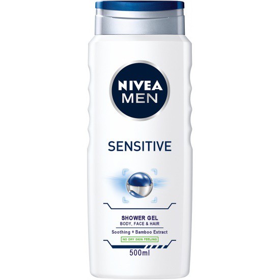 Nivea spg. 500ml Men Sensitive | Toaletní mycí prostředky - Sprchové gely - Pánské Nivea spg. 500ml Men Sensitive | Toaletní mycí prostředky - Sprchové gely - Pánské
